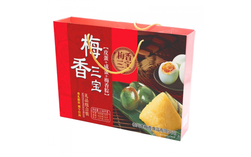 梅香三寶[咸蛋+皮蛋+粽子]禮盒裝